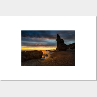 Seaham Chemical Beach Sunrise Posters and Art